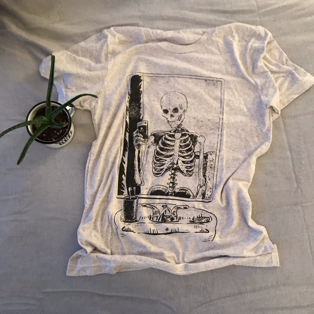 Wicked clothes skeleton shirts